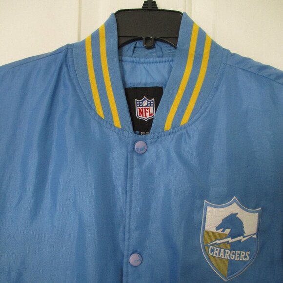 San Diego Chargers HOF #63 OG Doug Wilkerson Varsity Jacket - Size 3XL - Picture 2 of 4